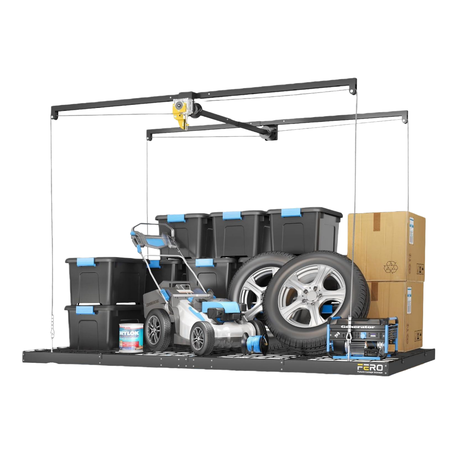 Garage Ceiling Storage Racks – 4x8 FT