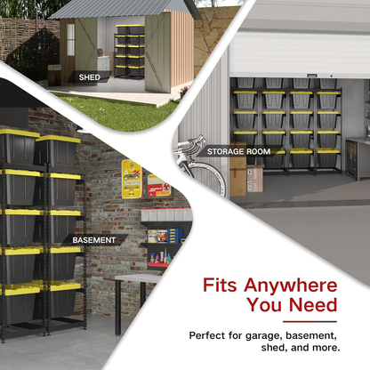 27 Gallon Tote Storage Rack - 2 Packs