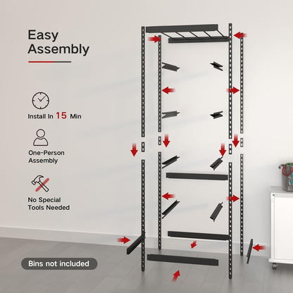 27 Gallon Tote Storage Rack - 1 Pack