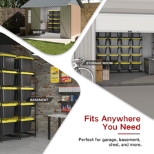 27 Gallon Tote Storage Rack - 1 Pack