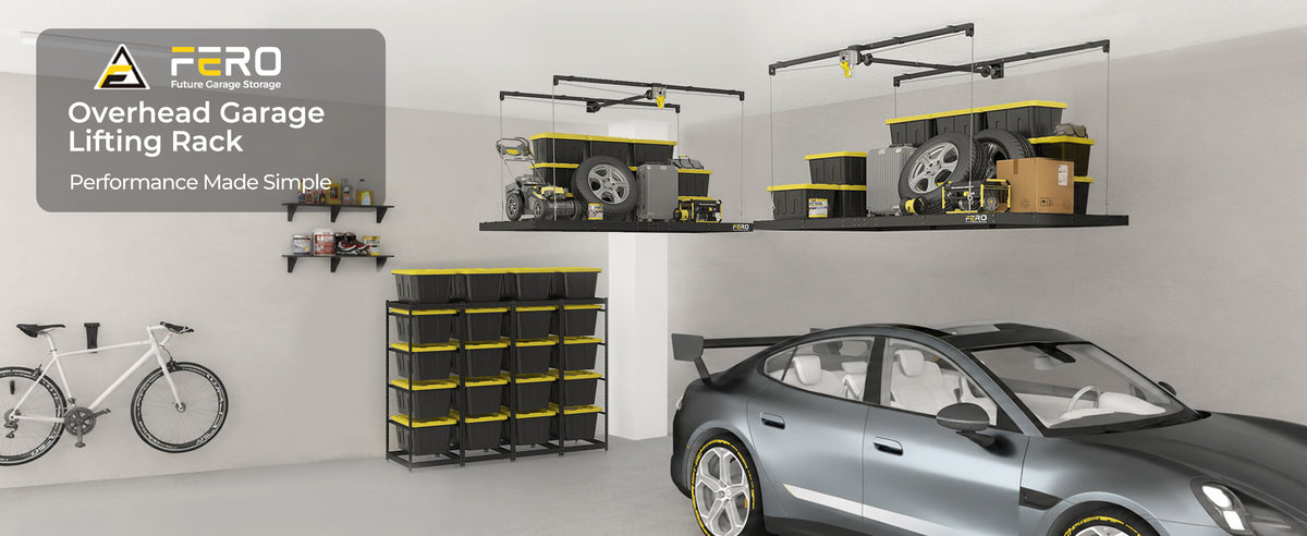 FERO 325 black 12 ft - Garage storage overview