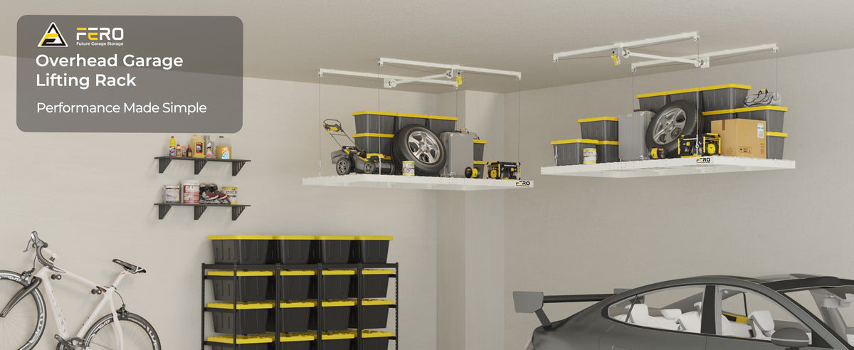 FERO 325 white 12 ft - Garage storage overview