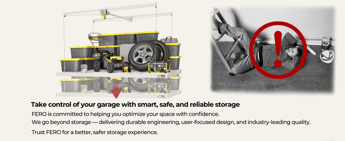 FERO 325 white 12 ft - Accessible storage