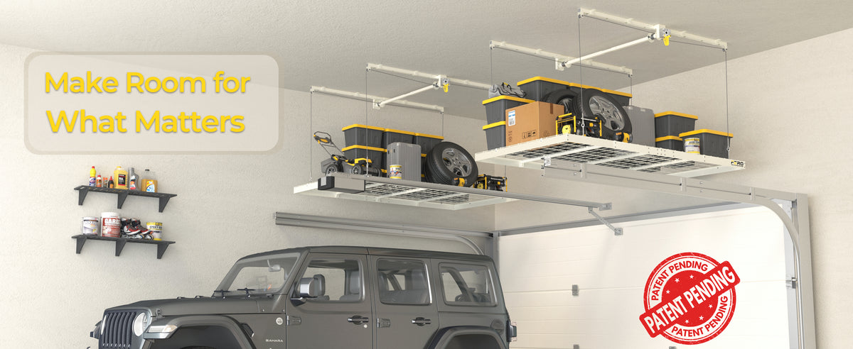 FERO 325 white 12 ft - Garage storage lifestyle