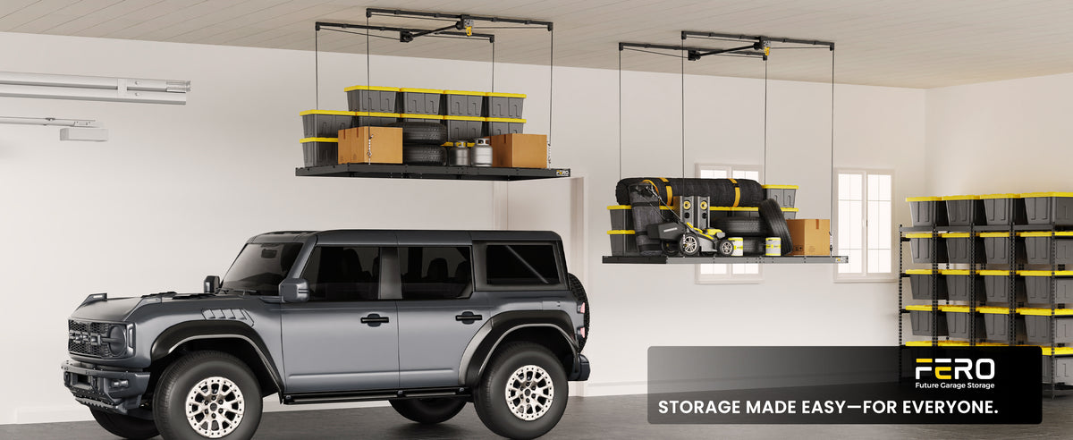 FERO 500 black 12 ft - Garage storage overview