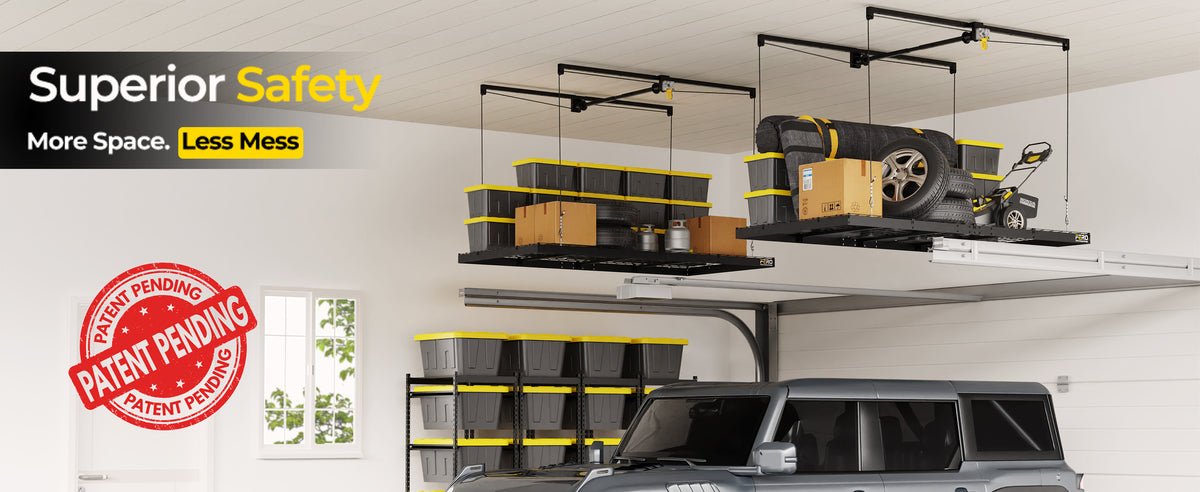 FERO 500 black 12 ft - Garage storage lifestyle