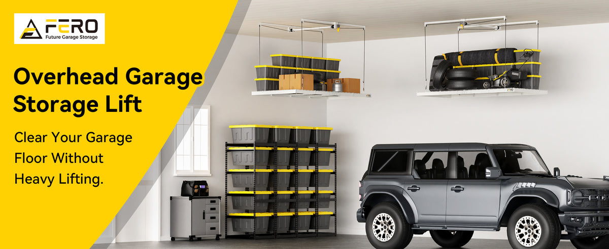 FERO 500 white 12 ft - Garage storage overview